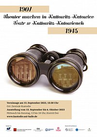 Plakat Theater in Kattowitz