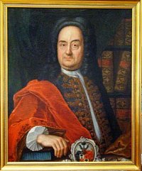 Justus Henning Böhmer, Öl auf Leinwand, Johann Christian Heinrich Sporleder, um 1745