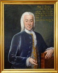 Andreas Elias (von) Büchner, Öl auf Leinwand, unbekannter Maler, nach 1769