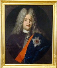 Friedrich Wilhelm I., Öl auf Leinwand, unbekannter Maler, um 1740