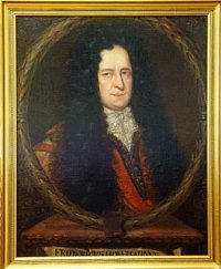 Friedrich Hoffmann, Öl auf Leinwand, unbekannter Maler, um 1700.