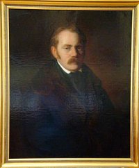 Ludwig Ross, Öl auf Leinwand, Christian Karl Magnussen, 1874