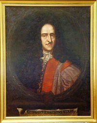 Georg Ernst Stahl, Öl auf Leinwand, unbekannter Maler, um 1700