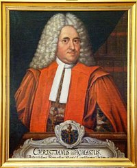 Christian Thomasius, Öl auf Leinwand, Johann Christian Heinrich Sporleder, 1754